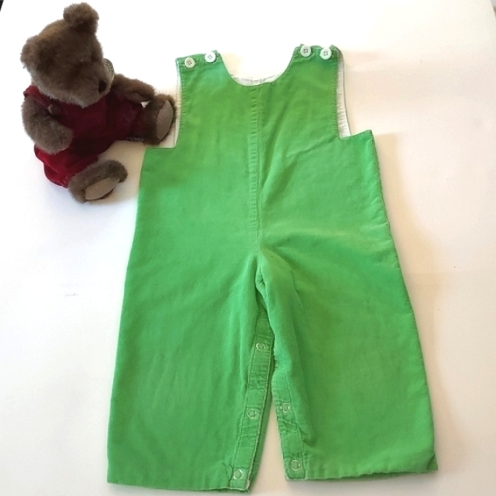 Remember Nguyen Baby's Green Romper 12m & Collectable Boyd's Bear
